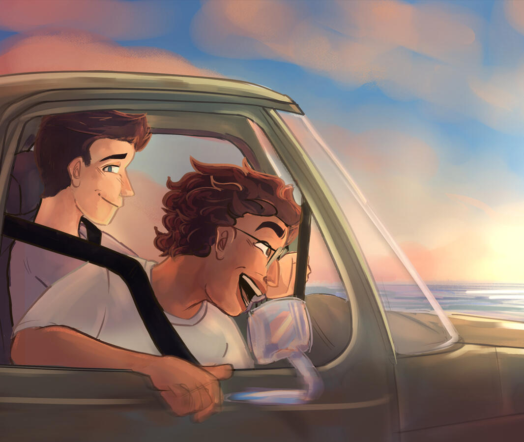Phoenix &#39;n&#39; Gray in da car